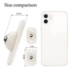 Self Adhesive Caster Wheels Mini Swivel Wheels Stainless Steel Ball Paste Casters Universal Wheel 360 Degree Rotation Sticky Pulley Rolling Feet for Appliances Storage Box Furniture (4pcs / set)