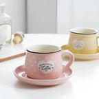 Porcelain Coffee Cups Multicolor Set - 12pcs, 170ml