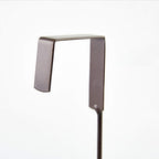 Wall Mounted Over Door Hanger for Clothes Bag Towel Rack Home Accessories 7 Hanger (Black)