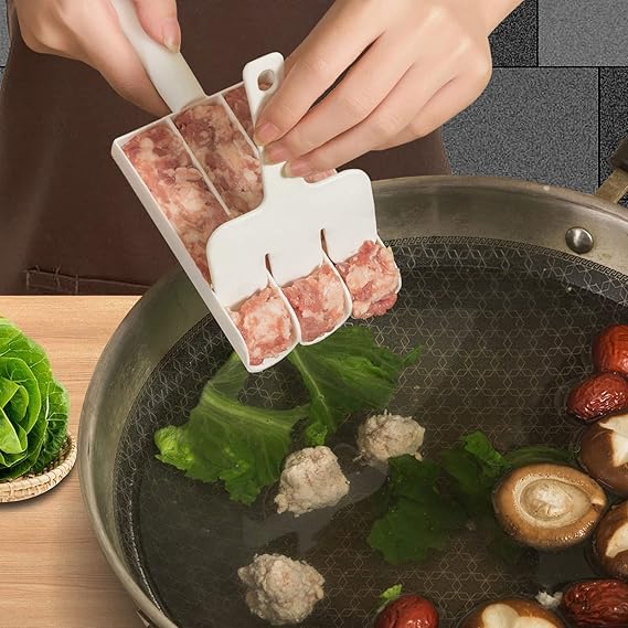 Manual Kofta Maker Meatball Maker Chicken Meat Ball Maker Easy to Make Stuffed Potatoes and Homemade Fries in Your Kitchen Easy and High Quality | From Generic