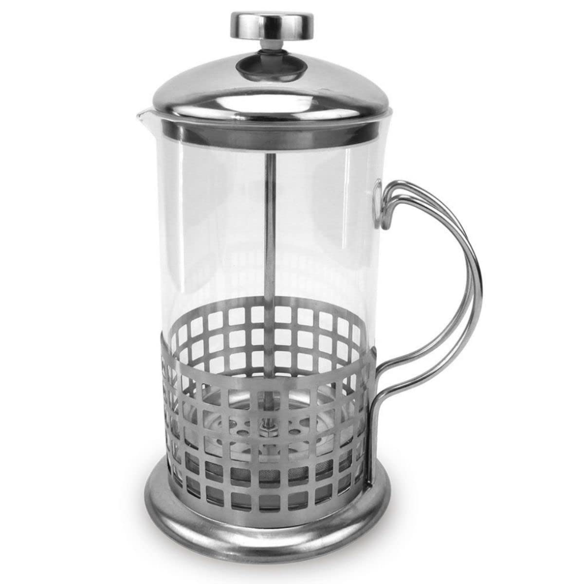 French Coffee Maker Pressure French Press Stainless Steel And Glass 600 Ml