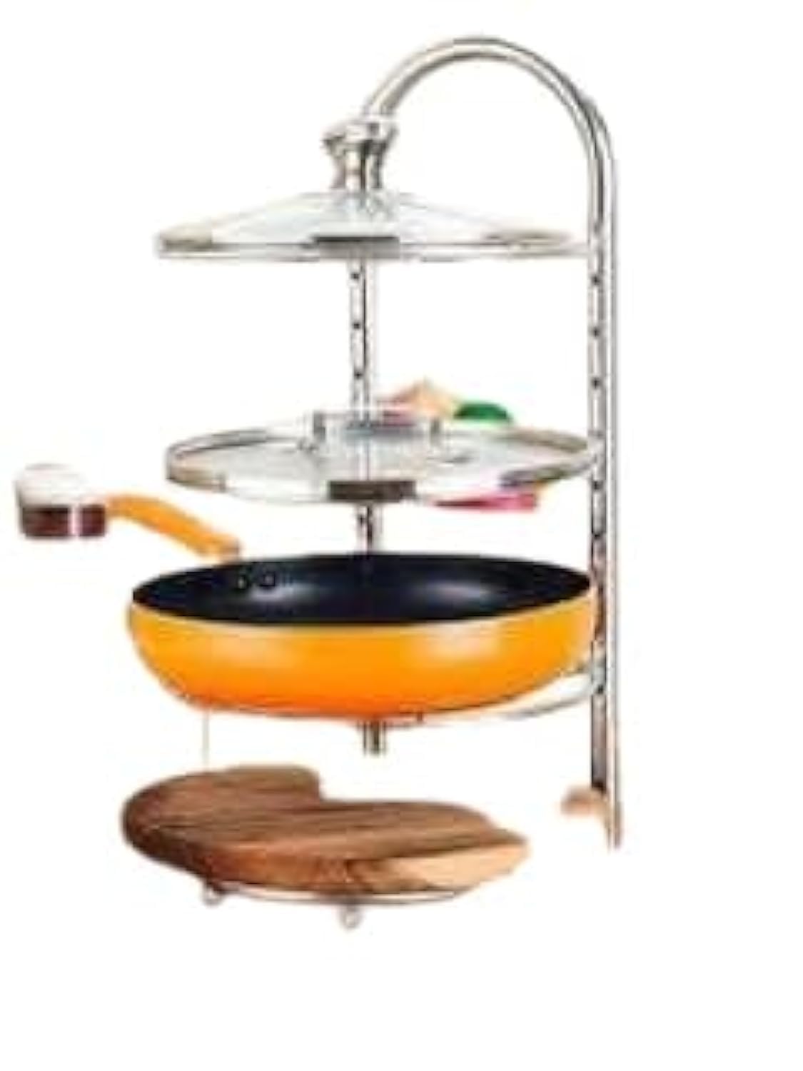 Stand and Organizer for Pots, Pans and Pans-5 Doors