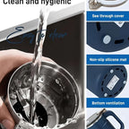 Grain Mill, Multifunctional Electric Spice Mill, Coffee Grinder with Stainless Steel Striking Knife and Transparent Lid, 600 ml Capacity for Coffee Beans, Nuts, Spices, Grains, Herbs