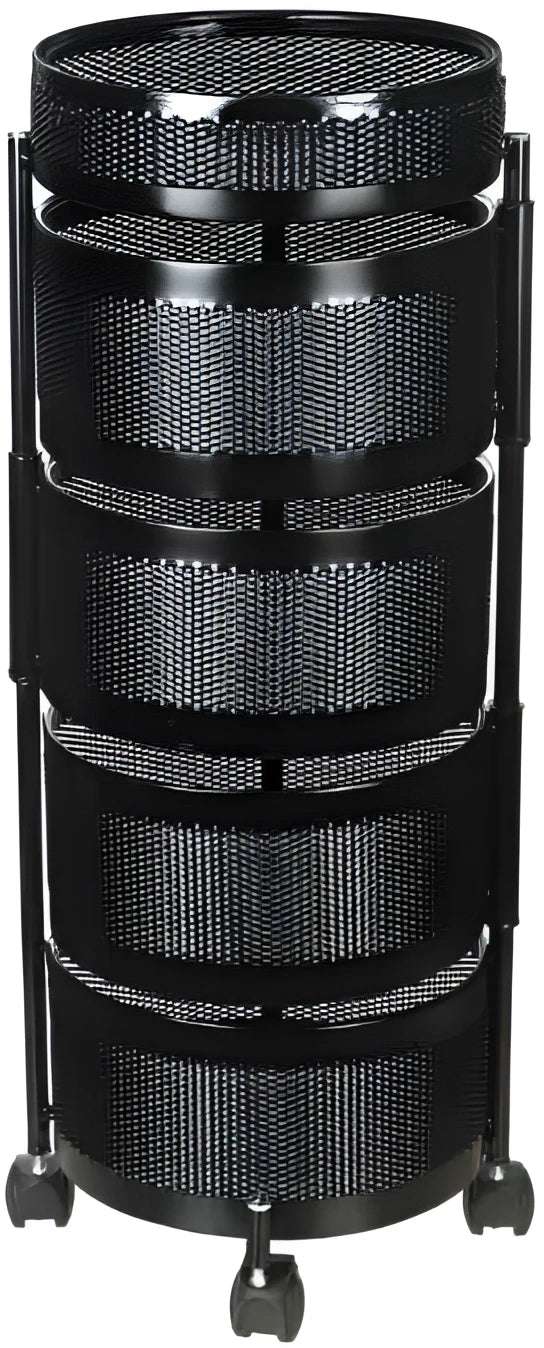 Turbo Metal Round Kitchen 4 Floor, 60 * 29 cm - Black