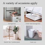 Self Adhesive Caster Wheels Mini Swivel Wheels Stainless Steel Ball Paste Casters Universal Wheel 360 Degree Rotation Sticky Pulley Rolling Feet for Appliances Storage Box Furniture (4pcs / set)