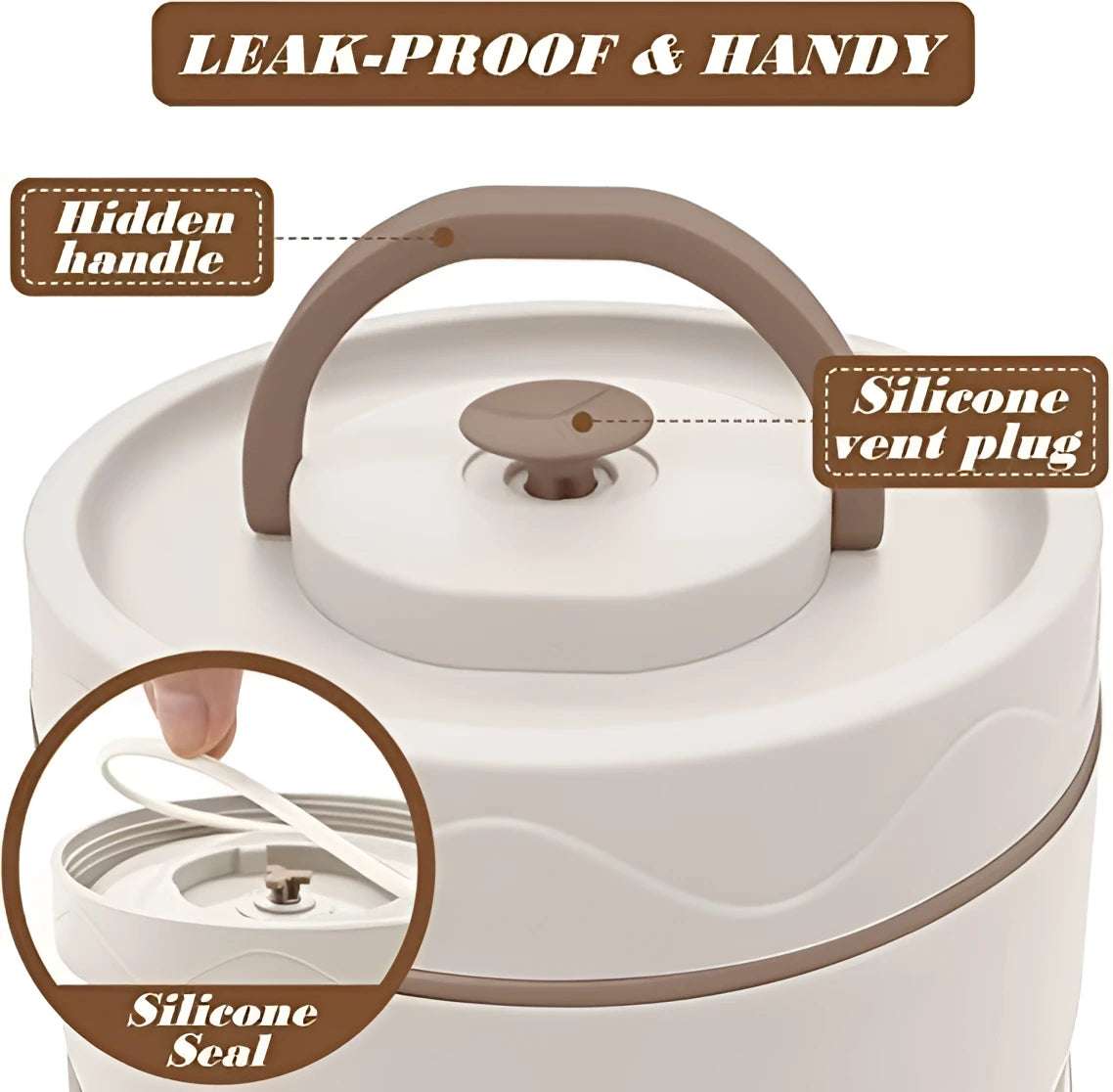 Microwavable Thermal Lunch Box, Portable Insulated Lunch Containers With Bag, Leakproof Stackable Stainless Steel Food Container For Adults, Kids, Set of 3 Tier Insulated Bento Boxes (beige-d-ae)