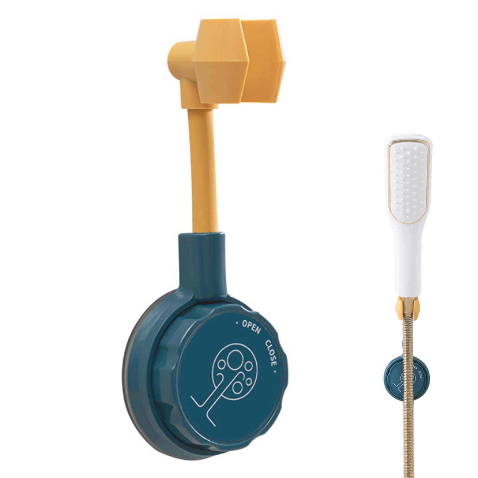 Shower Holder No Drilling Shower Head Holder Suction Cup Adjustable Hand Shower Holder Shower Head Holder No Drilling Shower Head Holder Shower Holder for Bathroom Home