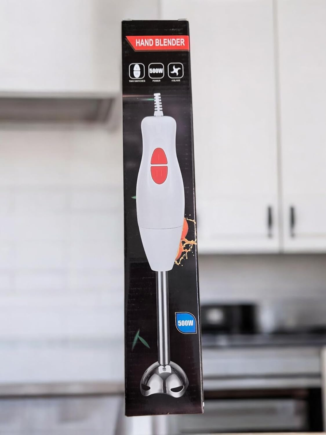 Tiger 500W Hand Blender with Speed Control and Dual Speed Blades