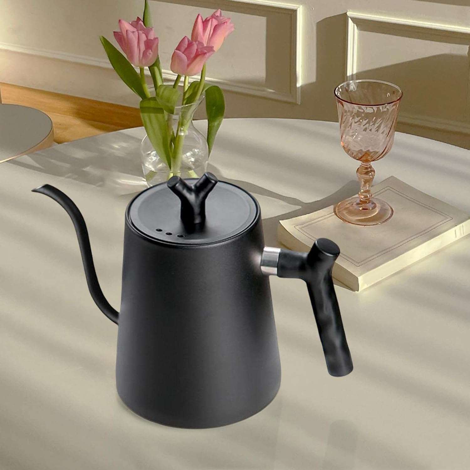 High Quality 1.5 Liter Stainless Steel Tea Kettle with Airtight Lid Durable and Stylish Kitchen Teapot for Everyday Use Brewing Tea and Hot Water