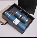 Thermal Mug Set with 3 Cups - The Perfect Companion for Your Hot and Cold Drinks Medium (Navy)