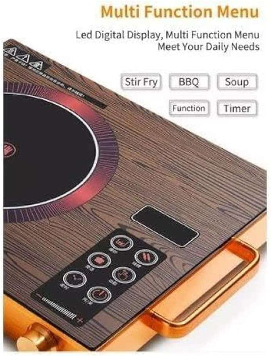 Portable Tabletop Infrared Electric Stove with Digital Timer