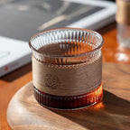 Glass Tea and Coffee Cup for Hot and Cold Drinks, High Borosilicate Glass With High Level of Sawdust Insulation (170ml)