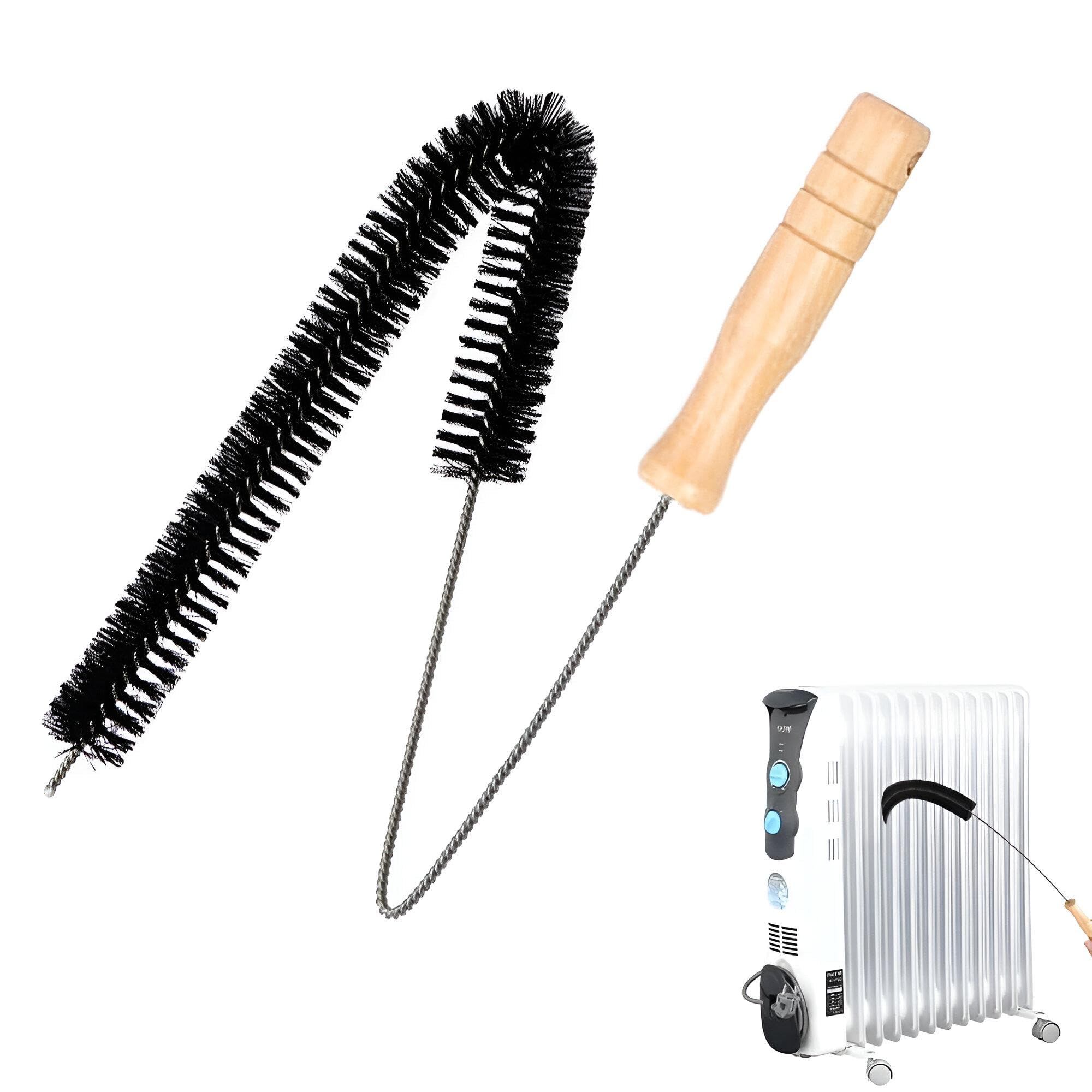 Multi-Use Duster - Slim 70cm Flexible Radiator Brush for Dusting Fin Fins and Appliance Surfaces