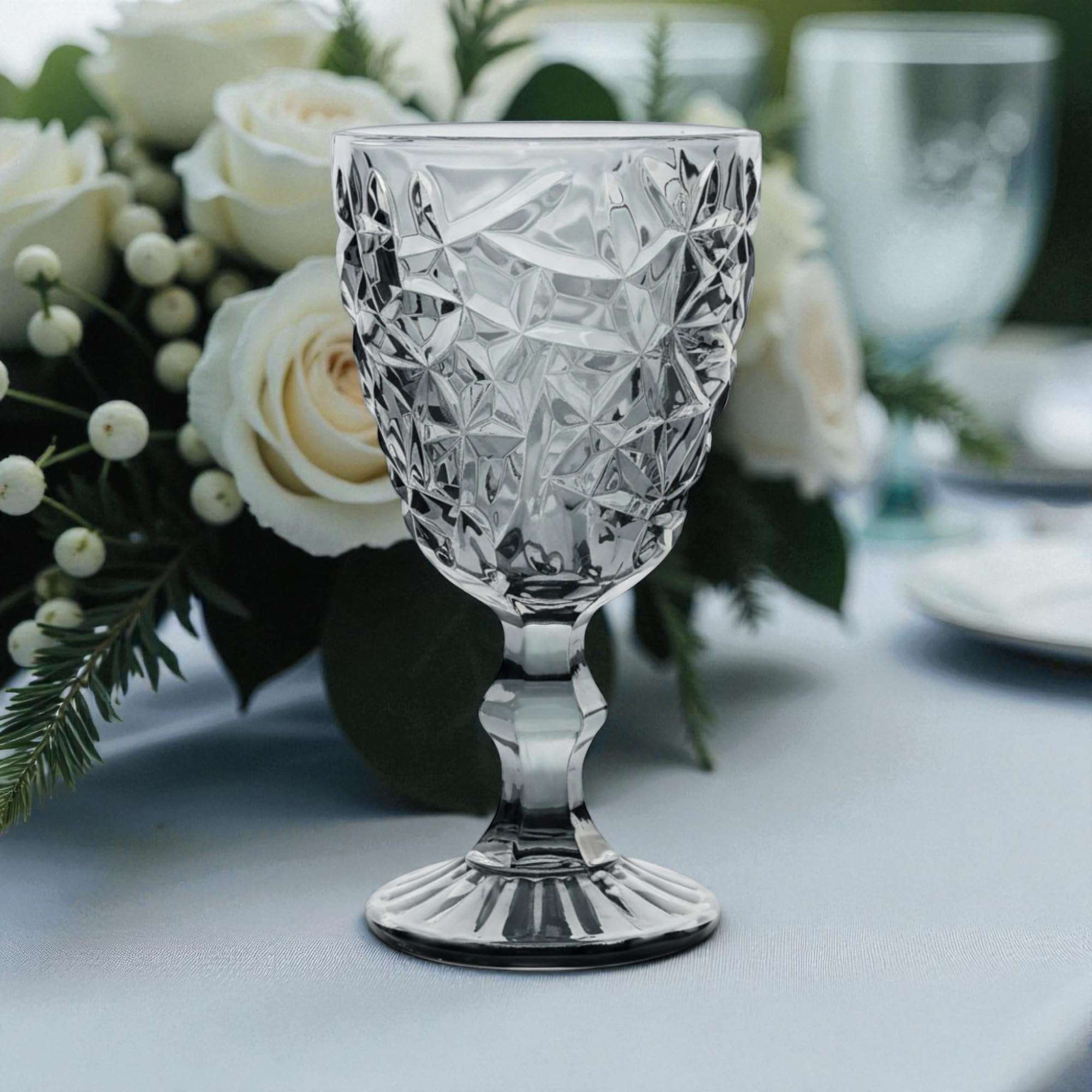 Vintage 6-Piece Set of Glossy Glasses