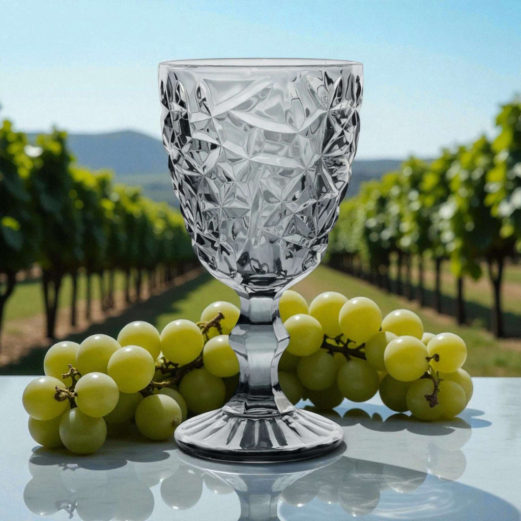 Vintage 6-Piece Set of Glossy Glasses