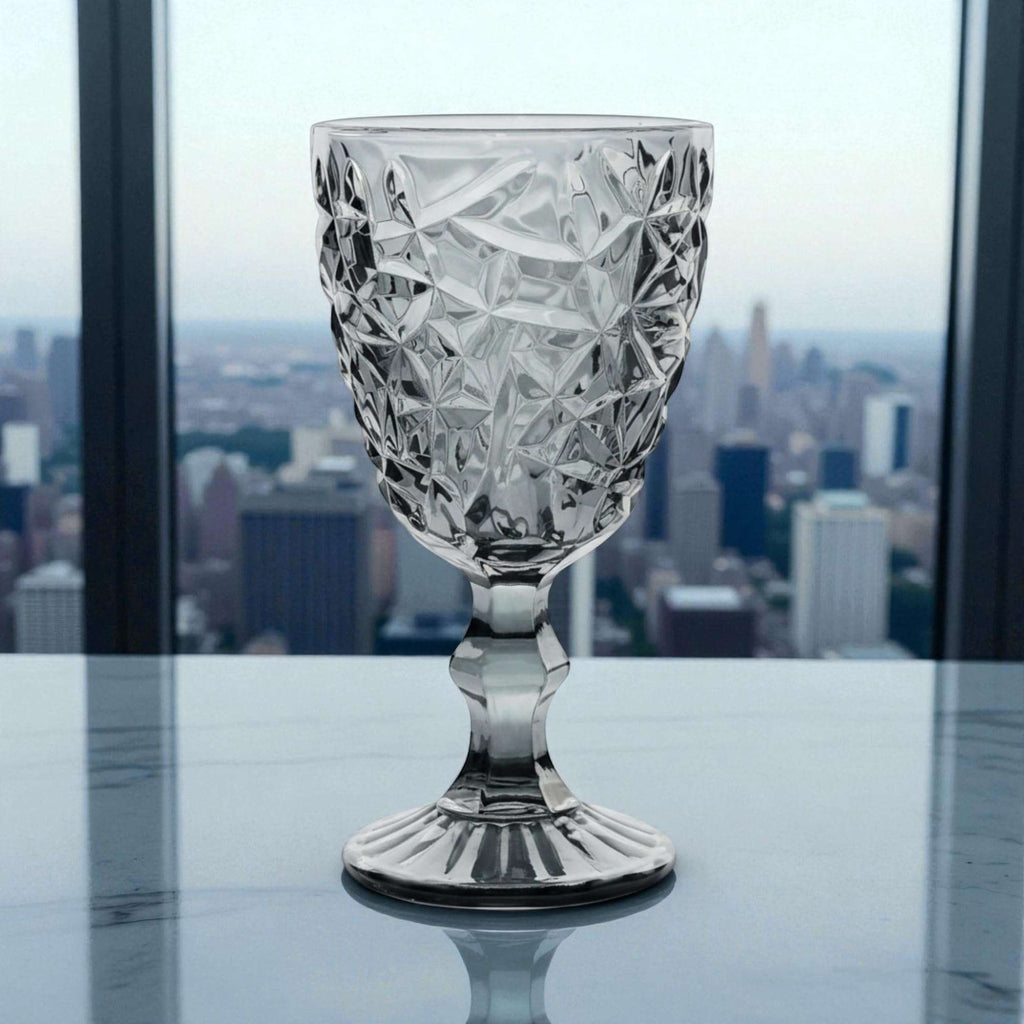 Vintage 6-Piece Set of Glossy Glasses