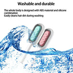 Pet Cleaning Hair Removal Comb, Universal Knot Remover for Pets, Portable Multifunctional Pet Cleaning Brush, Massage Care Comb for Sensitive Cats & Dogs (Short, Green)