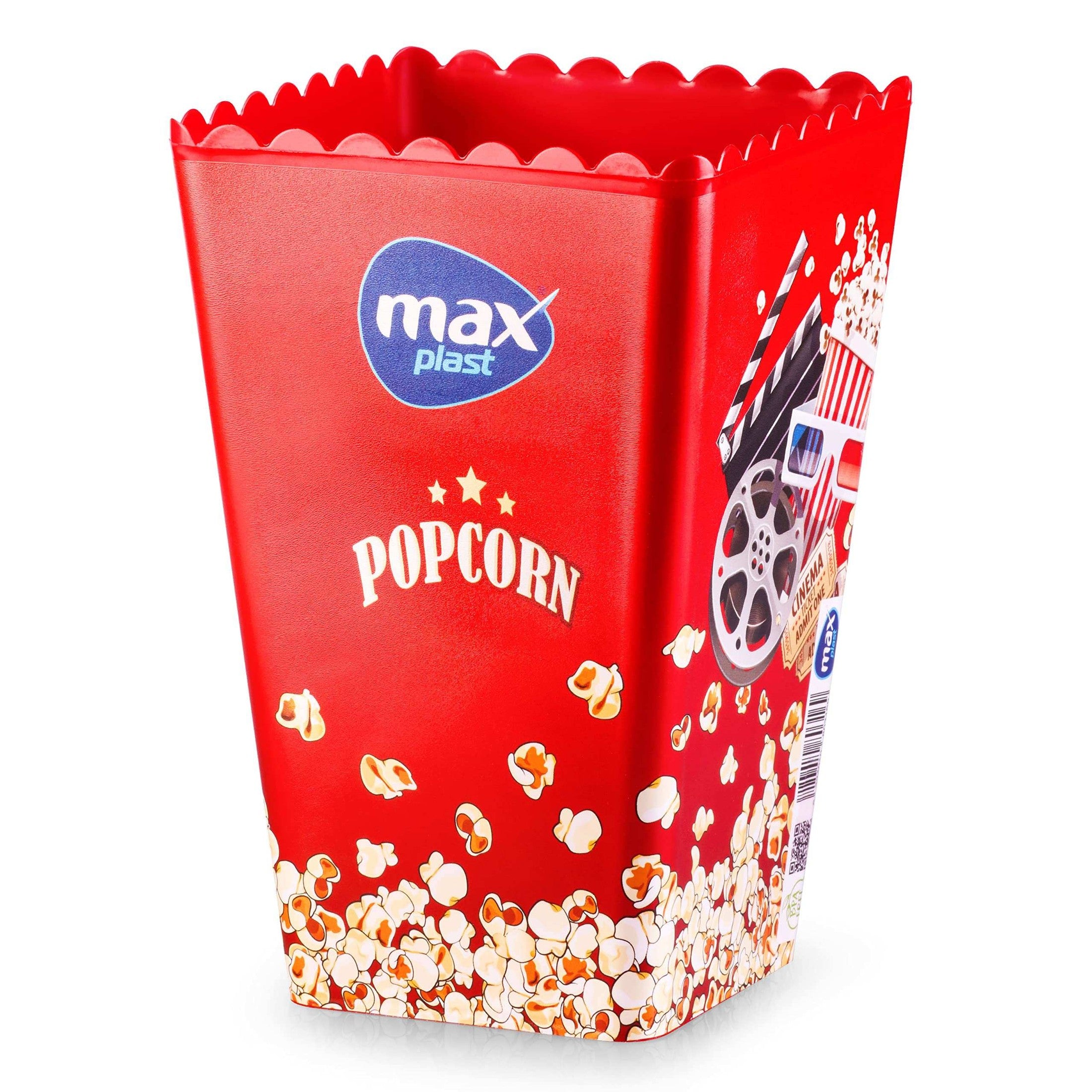 ماكس بلاست علبة فشار ماكس بلاست 10 X 7 X 5 سم احمر